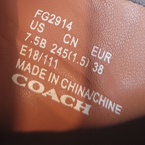 COACH DANI Ankle Gray Suede Boots. Size 7.5 - Picture 12 of 12